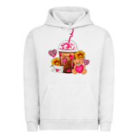 Pigment Lunar Rock Valentines Day Frappe Coffee Urban Hoodie - FaDigitalArtStudio