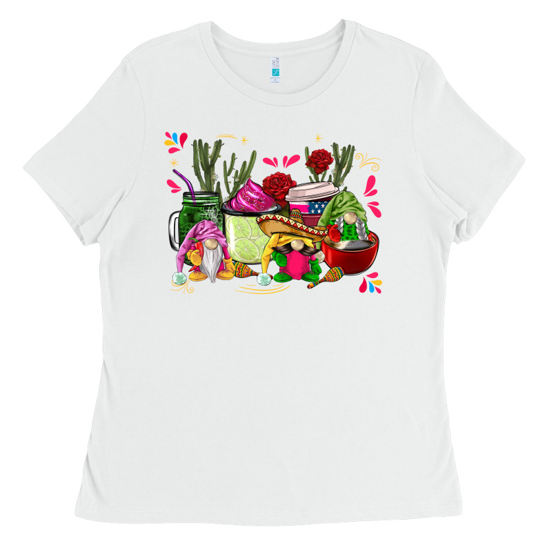 Mexican Gnomes With Coffee Cups Ladies Tee by CTS Tumbler Store | Teevron