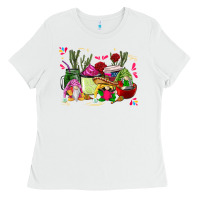 White mexican gnomes with coffee cups Ladies Tee - CTS Tumbler Store