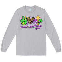 Moon Dust peace love mardi gras Long Sleeve Tee - JahusDesignShop