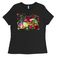 Black mexican gnomes with coffee cups Ladies Tee - CTS Tumbler Store