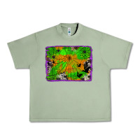 Oil Green leopard cowhide halloween background Urban Heavy Tee - Jasminsmagicworld