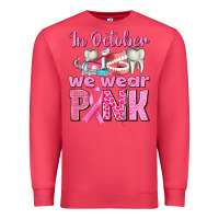 Cardinal In October We Wear Pink Breast Cancer Awareness Premium Sweatshirt - texasbilliewilder