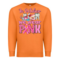 Carrot In October We Wear Pink Breast Cancer Awareness Premium Sweatshirt - texasbilliewilder