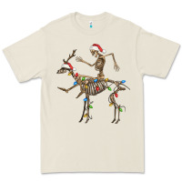 Bone skeleton deer santa Premium Tee - FaDigitalArtStudio