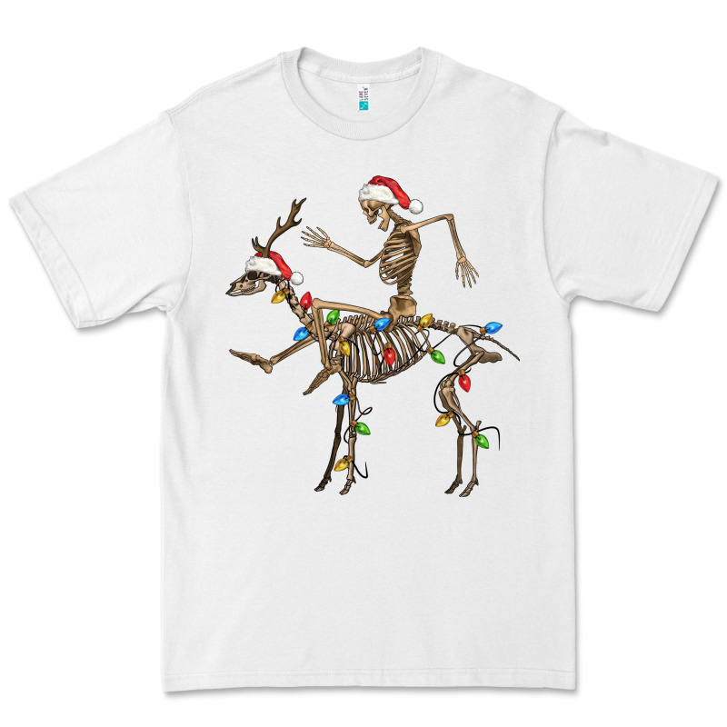 Skeleton Deer Santa Premium Tee by FaDigitalArtStudio | Teevron