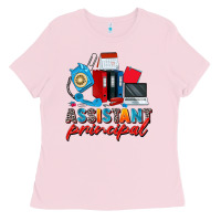 Bubblegum Pink assistant principal Ladies Tee - Zillion Design Studio