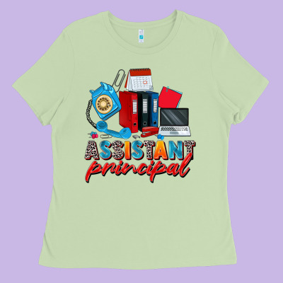 Assistant Principal Ladies Tee Designed By Zillion Design Studio