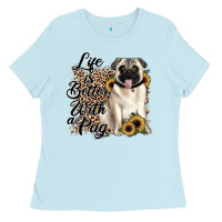 Life Is Better With A Pug Ladies Tee | Teevron