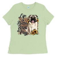 Matcha life is better with a pug Ladies Tee - JahusDesignShop