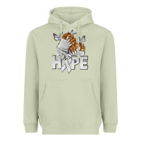 Matcha hope white ribbon lung cancer nails Heavyweight Hoodie - NancyCooperArtShop
