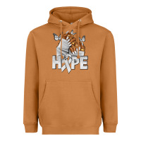 Meerkat hope white ribbon lung cancer nails Heavyweight Hoodie - NancyCooperArtShop