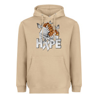 Mushroom hope white ribbon lung cancer nails Heavyweight Hoodie - NancyCooperArtShop