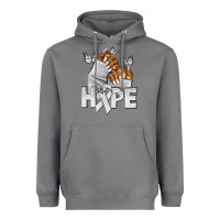 Storm hope white ribbon lung cancer nails Heavyweight Hoodie - NancyCooperArtShop