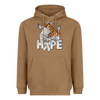 Toasted Coconut hope white ribbon lung cancer nails Heavyweight Hoodie - NancyCooperArtShop