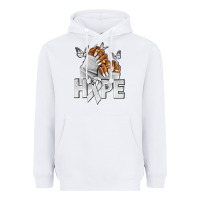 White hope white ribbon lung cancer nails Heavyweight Hoodie - NancyCooperArtShop