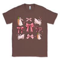 Chestnut pink ribbons with rabbits Classic Tee - MaliasSmallBusiness