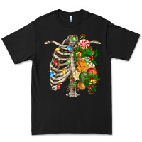 Black skeleton chest christmas Premium Tee - FaDigitalArtStudio
