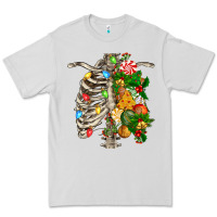 Dove Grey skeleton chest christmas Premium Tee - FaDigitalArtStudio