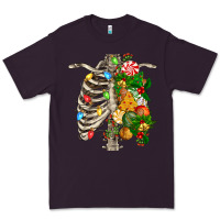 Plum skeleton chest christmas Premium Tee - FaDigitalArtStudio