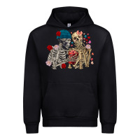 Skeleton Couple Valentine's Day Urban Hoodie | Teevron