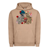 Pigment Burro Skeleton couple Valentine's Day Urban Hoodie - FaDigitalArtStudio