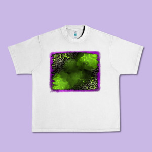 Leopard Halloween Background Urban Heavy Tee Designed By Jasminsmagicworld