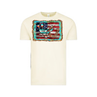 Vintage Arctic flag cactus horseshoe Vintage Tee - AdoDesignShop