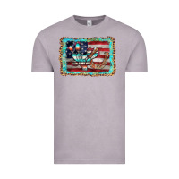 Vintage Zinc flag cactus horseshoe Vintage Tee - AdoDesignShop