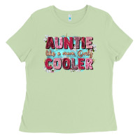Matcha auntie like mom only cooler Ladies Tee - Zillion Design Studio