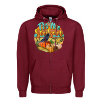 Burgundy tis' the season Zipper Hoodie - LillyAllenDesigns