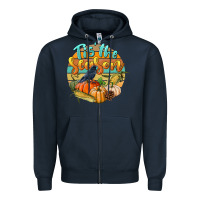 Navy tis' the season Zipper Hoodie - LillyAllenDesigns