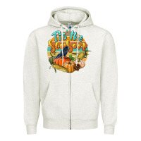 Oatmeal Heather tis' the season Zipper Hoodie - LillyAllenDesigns