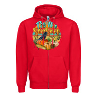 Red tis' the season Zipper Hoodie - LillyAllenDesigns