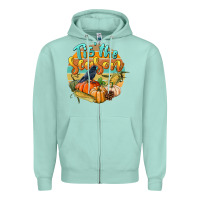 Seafoam tis' the season Zipper Hoodie - LillyAllenDesigns