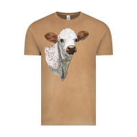 Vintage Camel Texas Longhorn Calf Face Vintage Tee - LillyAllenDesigns