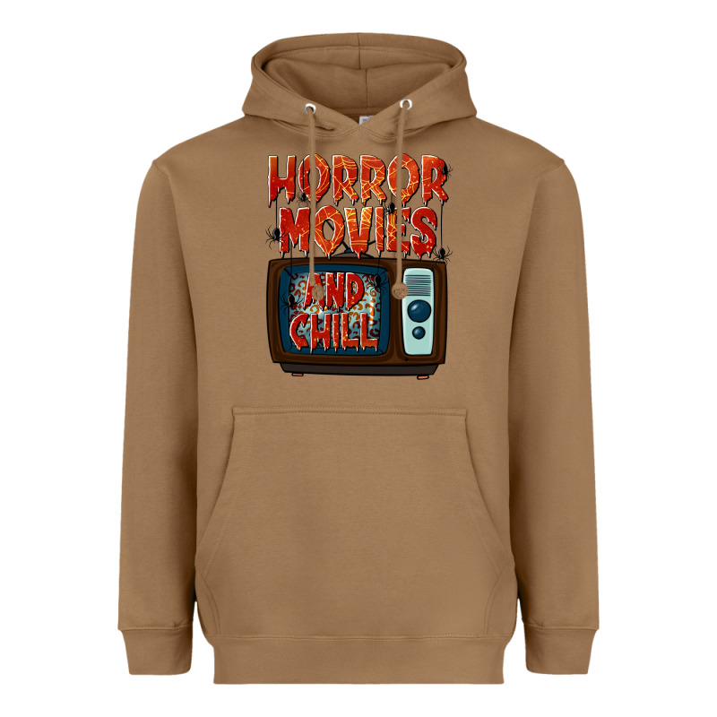 Horror Movies And Chill Heavyweight Hoodie by texasbilliewilder | Teevron