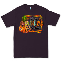 Plum hello pumpkin season Premium Tee - RacoonDesign
