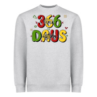 Heather Grey 366 days black history Heavyweight Sweatshirt - MaliasSmallBusiness