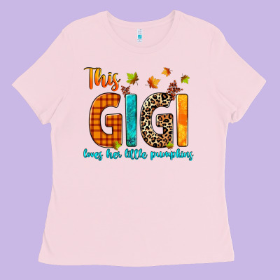 This Gigi Loves Her Little Pumpkins Ladies Tee Designed By Texasbilliewilder