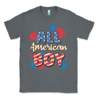 Charcoal Heather all american boy Classic Tee - MaliasSmallBusiness