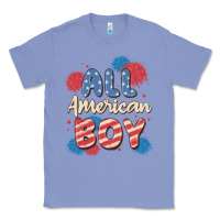 Colony Blue all american boy Classic Tee - MaliasSmallBusiness