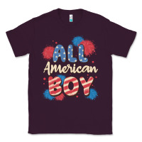 Plum all american boy Classic Tee - MaliasSmallBusiness