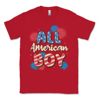 Red all american boy Classic Tee - MaliasSmallBusiness