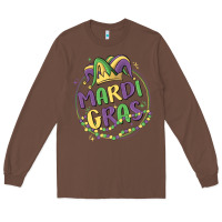 Chestnut mardi gras Long Sleeve Tee - MaliasSmallBusiness