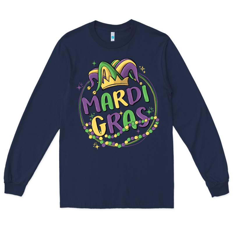 Mardi Gras Long Sleeve Tee by MaliasSmallBusiness | Teevron
