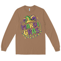 Toasted Coconut mardi gras Long Sleeve Tee - MaliasSmallBusiness