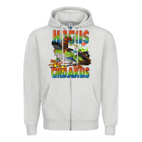 Dove Grey Hocus Croakus Halloween Frog Zipper Hoodie - LillyAllenDesigns