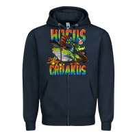 Navy Hocus Croakus Halloween Frog Zipper Hoodie - LillyAllenDesigns