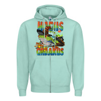 Seafoam Hocus Croakus Halloween Frog Zipper Hoodie - LillyAllenDesigns